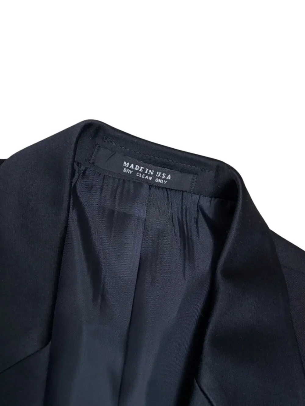 OSCAR DE LA RENTA Formal Blazer Tuxedo Jacket Luxury Black Sport Coat Mens 40R